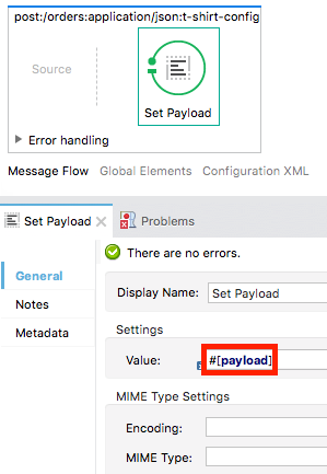 dataweave quickstart set payload