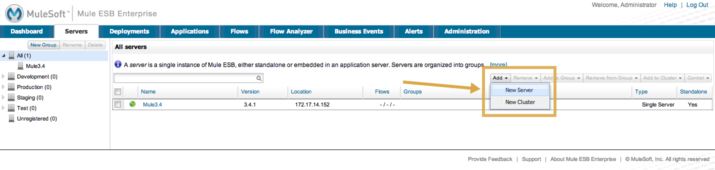 MMC-addserver