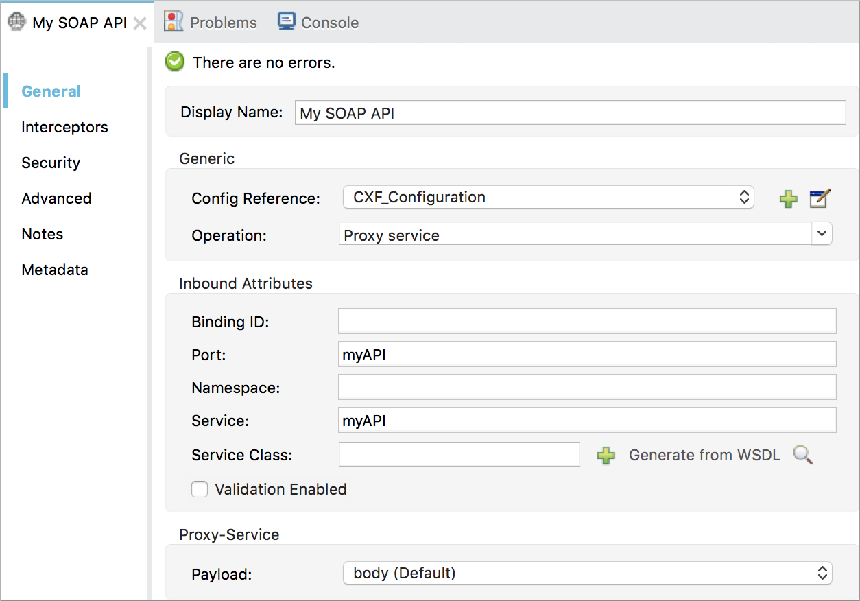 publishing a soap api 3ea0e